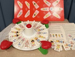 1981 Parker Brothers Strawberry Shortcake Berry-Go-Round Carousel Game, Complete