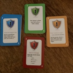 Mad Dragon Anger Control Card Game for Children 6-12 Years ADHD Therapy Game
