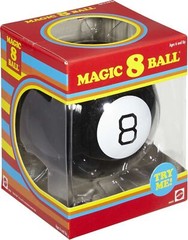 Mattel Games Magic 8 Ball Toys and Games, Retro Theme Fortune Teller, Ask a Q…