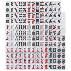 usamjtable American Mahjong Set 166 Tiles 4 All in One Pusher Rack Combo (Alu…