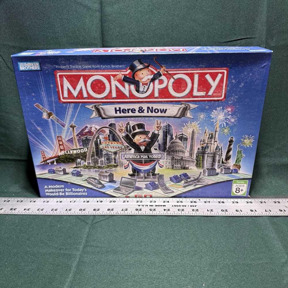 Monopoly Here and Now Edition COMPLETE Unit Works Parker Brothers 2006 USA