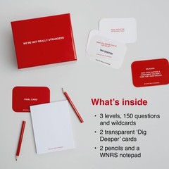 Engaging Card Game – 150 Conversation Starters for Adults, Teens & Couples – Fun