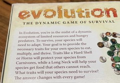 EVOLUTION – North Star Games 2014 Survival Strategy Game 1st Edition – COMPLETE