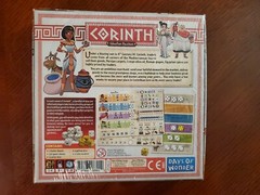 CORINTH. 2019 Board Game By Sebastien Pauchon. Published by Days Of Wonder