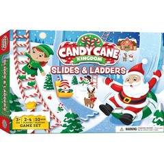 MasterPieces – Candy Cane Kingdom – Christmas Slides & Ladders Board Game