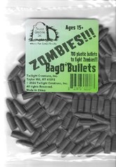 Bag O’ Bullets 100 SMALL Plastic Markers Tokens Zombies!! Twilight Creations