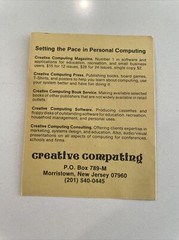 Vintage 3 Binary Dice Game Creative Computing 1 0 Made In USA Rare NOS CPU 80’s