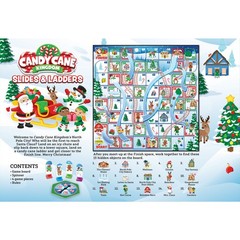 MasterPieces – Candy Cane Kingdom – Christmas Slides & Ladders Board Game