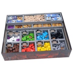 Folded Space Game Inserts for Age of Innovation Board Game Organized Setup