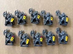Lot of 10 Battle Masters Finmar’s Chaos Warriors Mini Figures Replacement Parts