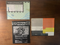 LOT OF 5 Command Magazine Games Issues #50, #51, #52, #53, #54 UNPUNCHED, No Mag