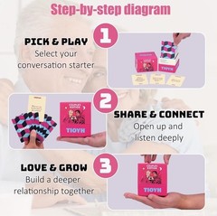 Couples Conversation Starter Card Game 200 Questions Date Night New