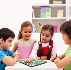 Folding Snakes & Ladders – Portable Magnetic Board Game for Kids 2-4 Players