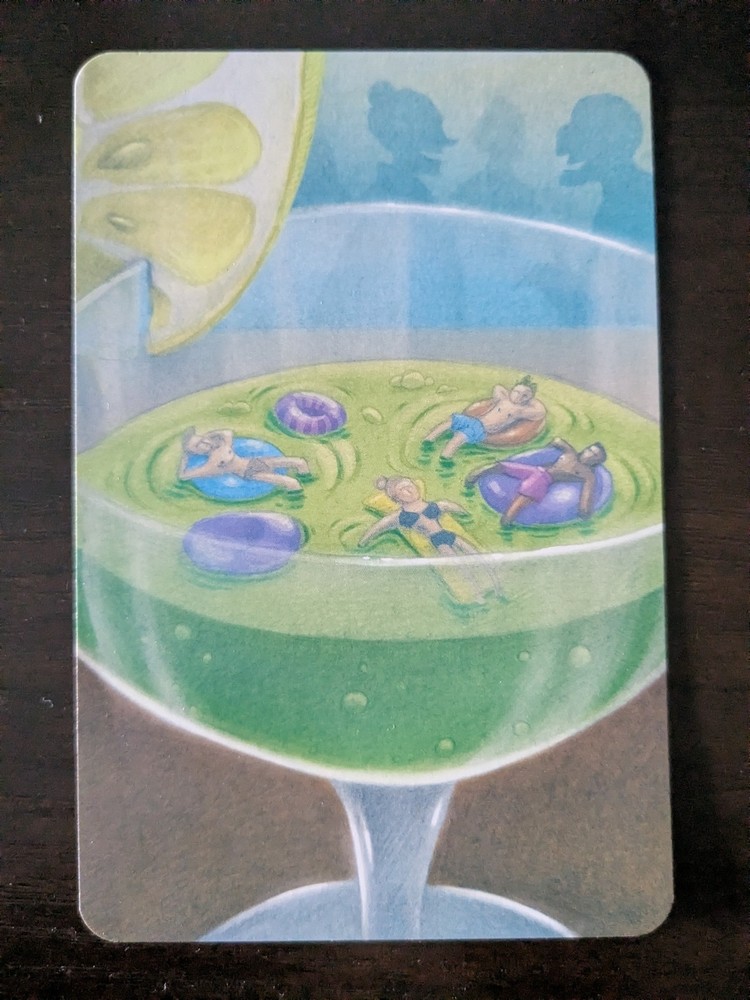 Dixit promo card from 2017: Cocktail (combined shipping available)