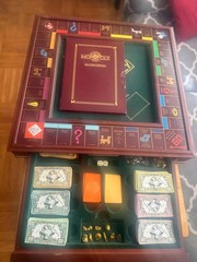 Monopoly Collector’s Edition 1991 Franklin Mint Wooden Luxury Board Game
