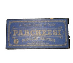 VTG Parcheesi A Royal Game of India Popular Edition by Selchow & Righter 1940’s