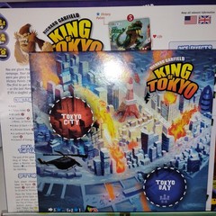 King of Tokyo Board Game IELLO Richard Garfield 2014 COMPLETE Open Box