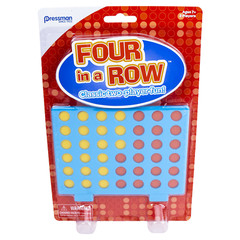 Pressman Mini Classics Four in a Row Travel Game Ages 3+ NEW