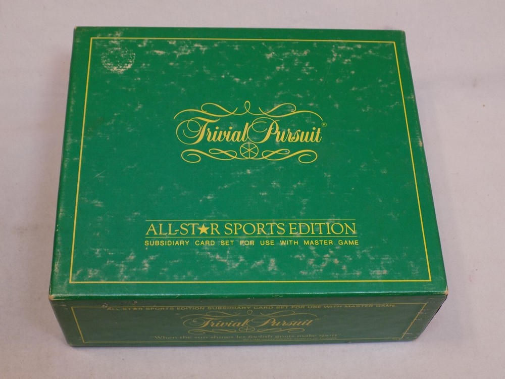 Trivial Pursuit All Star Sports Edition Card Set General Trivia Game Adult Party
