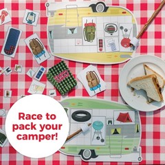 Fast Fun Camping Gear Board Game for Family Game Night Ages 5 and Up