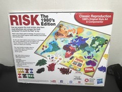 Risk The 1980’s Edition Classic Board Game World Domination Game NIB