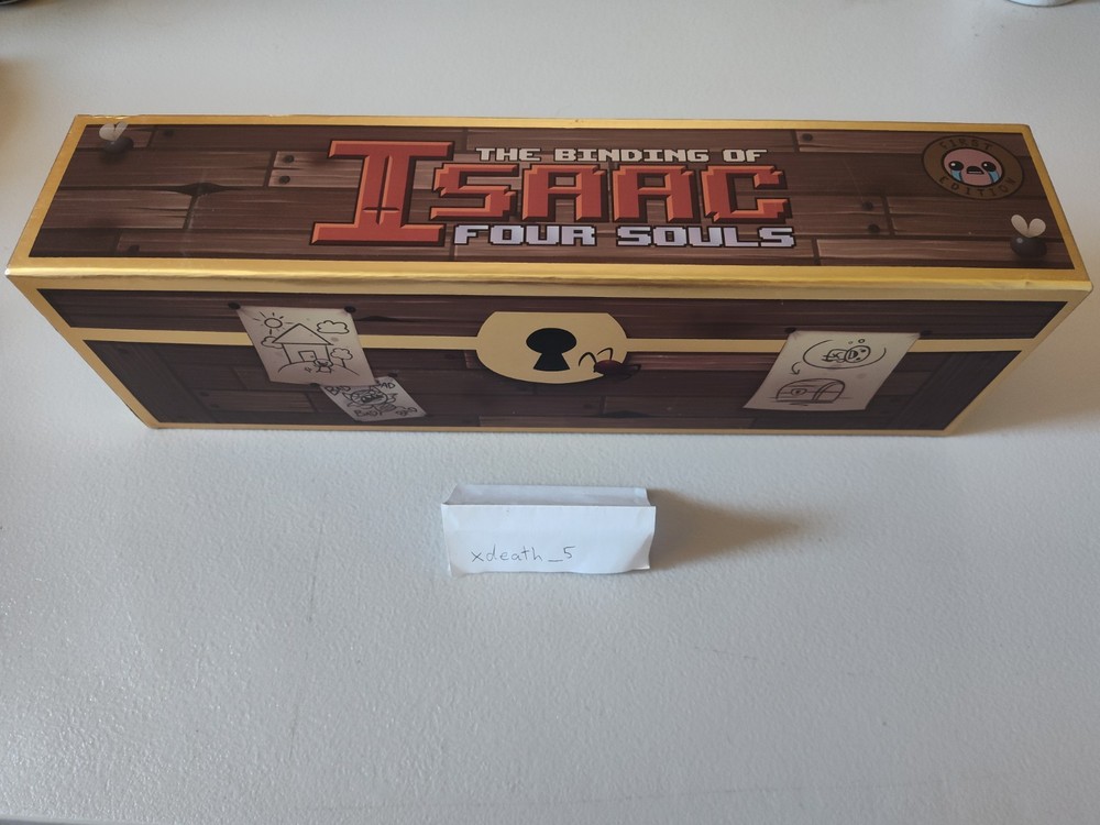 Binding of Isaac Four Souls First Edition Gold Box Kickstarter – Contents Sealed