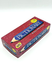 Pictionary 15th Anniversary Edition Board Game 2000 Complete w/ Challenge Die