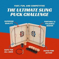 Fast Sling Puck Game – Super Winner Slingshot Puck Board Game – Sling It Shot…