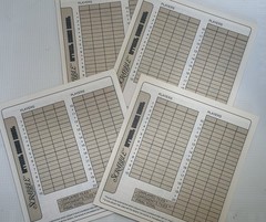 BNIB-Vintage 1973 Box of 4 SCRABBLE Score Pads