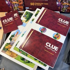 CLUE Mysteries 2005 Parker Brothers Decoding Detective Board Game 100% Complete