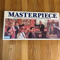 Masterpiece 1987 Parker Brothers Art Auction Board Game Complete