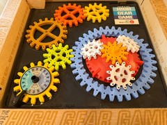 Vintage Mattel 1962 High Gear The Mechanical Maneuver Board Game