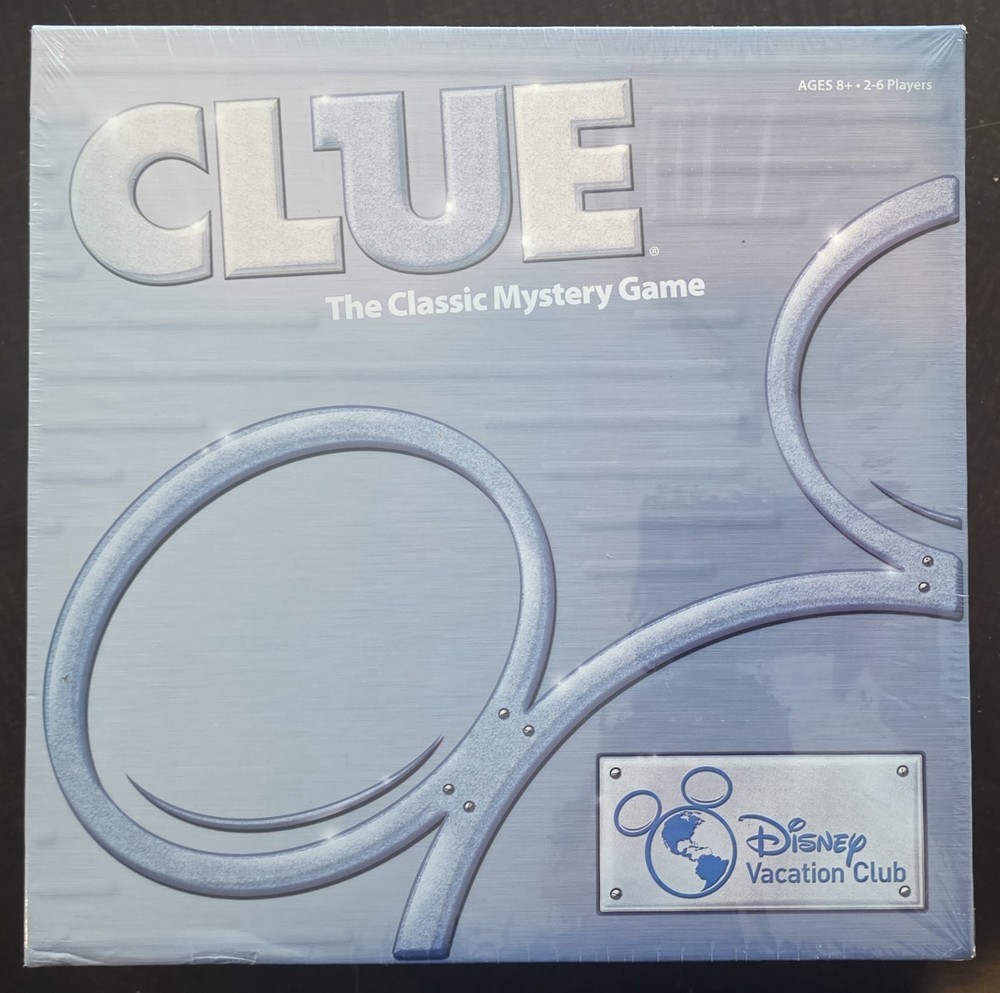 Disney Vacation Club Edition CLUE Classic Mystery Board Game Sealed New