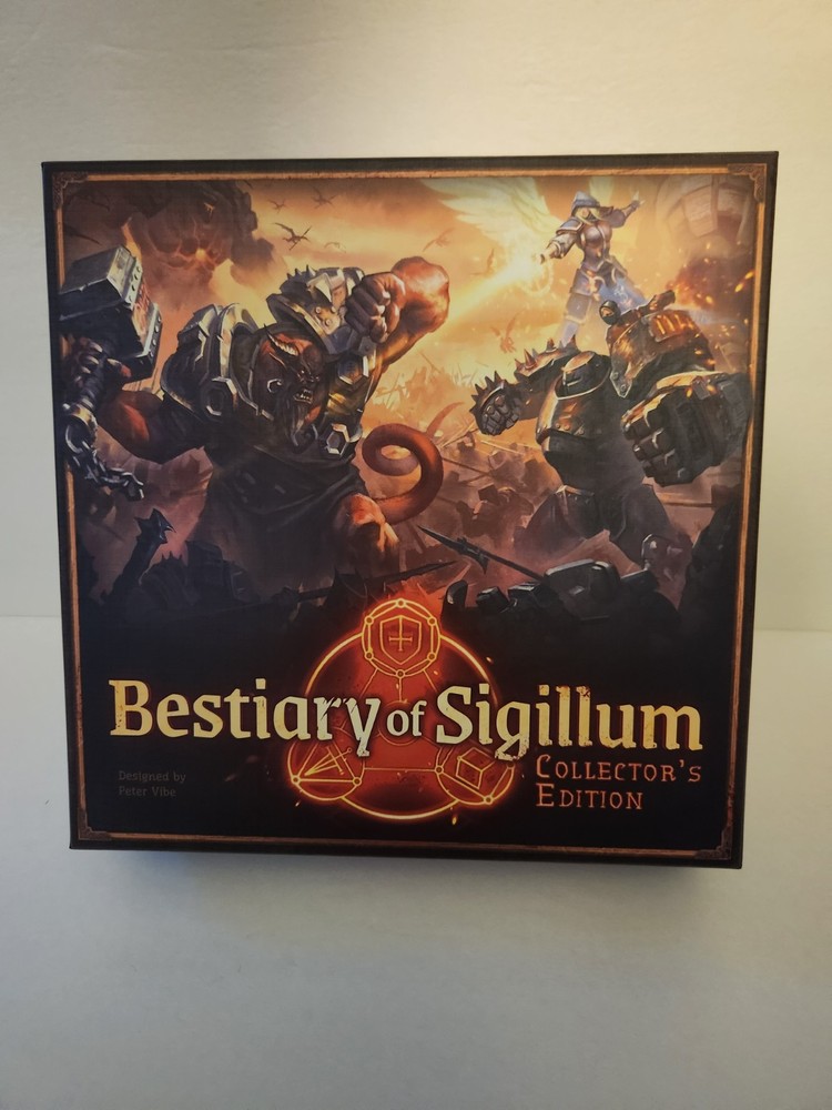 Bestiary of Sigillum Collector’s Edition Board Game CrowD Games. 100% Complete!