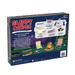 Fast Fun Camping Gear Board Game for Family Game Night Ages 5 and Up
