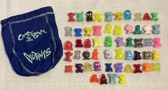 Crazy Bones Lot Of 54 Figures Vintage