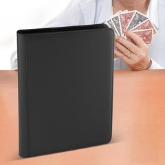 GERMUN Toploader Binder, Holds 288 288 Diamond Black