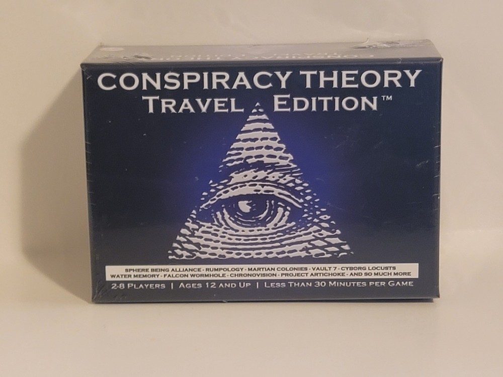 Conspiracy Theory by Neddy 2020 Trivia Game Travel Edition BRAND NEW SEALED