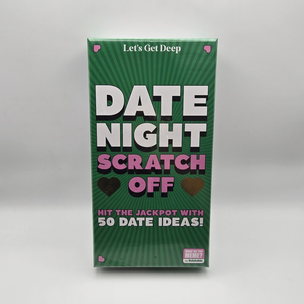Let’s Get Deep Date Night Scratch-Off Card Game 50 Date Ideas 2+ 17+ DNS4081