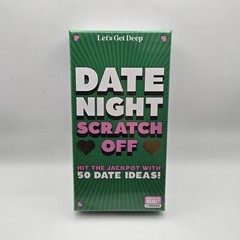 Let’s Get Deep Date Night Scratch-Off Card Game 50 Date Ideas 2+ 17+ DNS4081