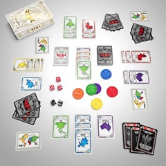Risk Strike Cards and Dice Game Hasbro “Fast and Fierce World Domination” NEW