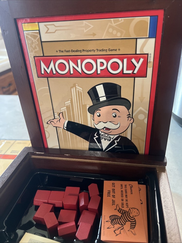 Monopoly Bookshelf Vintage Game Collection Board Game 100% Complete