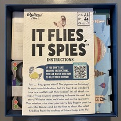It Flies It Spies – The Spy Pigeon Racing Game 2024 Ridley’s Games Complete Open