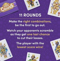 PlayMonster Five Crowns —The Game Isn’t Over Until the Kings Go WildFor Ages 8+