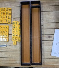 Vintage Cardinal Mahjong Set 144 Bakelite Tiles 4 Trays Rare Outstanding set!