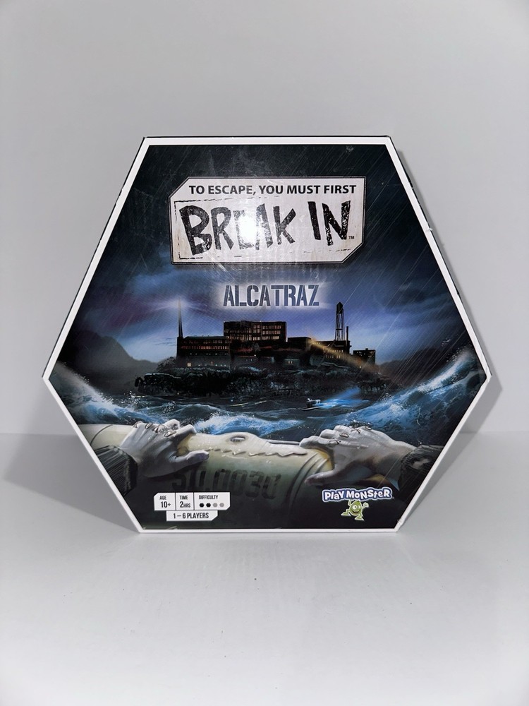 Break In Alcatraz Board Game Family Game Escape Room Game NEW
