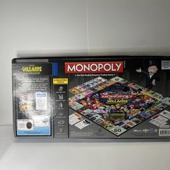 Monopoly Disney Villains Collector’s Edition Board Game 2010 Complete