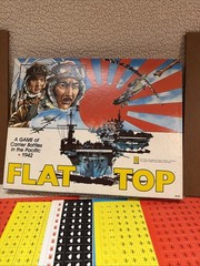 Avalon Hill Flat Top 1981 WWII Carrier Battles UNPUNCHED Complete Game 8930