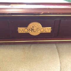Monopoly Collector’s Edition 1991 Franklin Mint Wooden Luxury Board Game