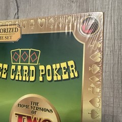Let It Ride Three Card Poker Texas Hold ‘Em Home Casino Game Set SEALED